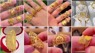 most beautiful gold rings design for women daily wear gold rings design 2025 #trending #rings#vlog