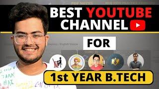 Youtubers To Follow in 1st Year B.Tech (and learn way faster) | Siddharth Singh