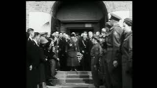 The return of Queen Wilhelmina to Eindhoven after the Second World War (Newsreel)