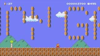 Playnation Games stage on Super Mario Maker