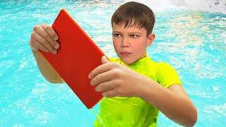 Макс нашел свой iPad в воде