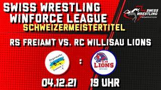 2021.12.04 - Finalkampf Schweizermeistertitel RS Freiamt vs. RC Willisau Lions