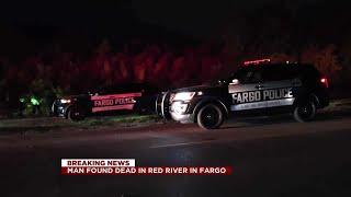 Man found dead in Red River in Fargo