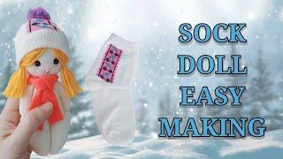 SOCK DOLL || EASY MAKING