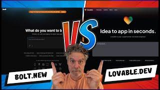  Comparing Bolt.new vs Lovable.dev for Rapid Prototyping and Deployment ️
