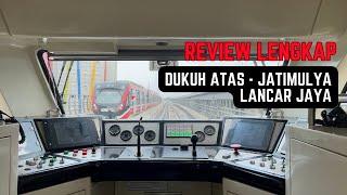 BANGGA PUNYA LRT JABODEBEK! Dukuh Atas - Jatimulya Lancar Jaya