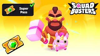 SQUAD BUSTERS - OPEN SUPER PASS ! NEW SKIN & NEW SUPER CHARACTER