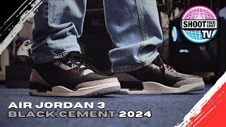 Air Jordan 3 Black Cement 2024 Review and Unboxing