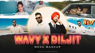 Wavy X Diljit - Mega Mashup | Karan Aujla | DJ Sumit Rajwanshi | Latest Punjabi Songs 2024