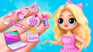 Миниатюрные гаджеты для Барби! 30 идей для кукол ЛОЛ