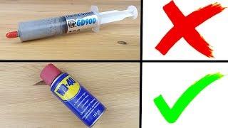 WD 40 вместо термопасты.