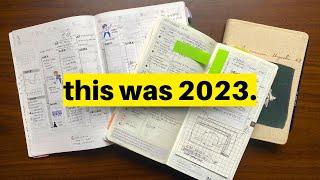 2023 Full Flip Through (every planner I used this year)