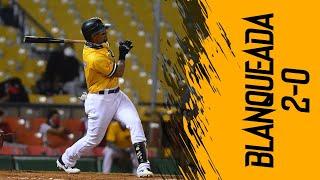 Resumen: Águilas pintan de blanco al Escogido en el Estadio Cibao