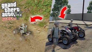 BERMAIN MOTOR ATV  + NGAJARIN BRYAN MAIN MOTOR ATV | GTA V ROLEPLAY INDONESIA