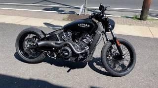 Indian Scout bobber custom - walk around