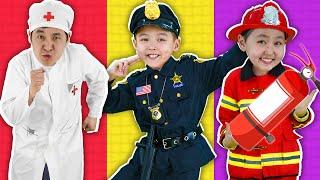 Doctorman and Policeman - Muffin Man Song - New Songs for Kids & Old Nursery Rhymes