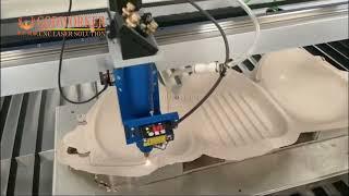 Godworker 1390 1610 Co2 cnc laser cutting machine with nonmetal auto following laser head