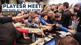 Khimki players meet the fans at Adidas Store [khimkibasketTV]