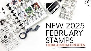 February Stamp Release 2025 | Heba Alsibai Creates