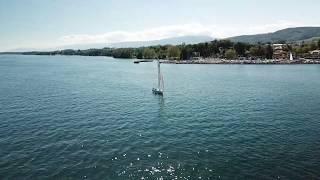 Afternoon sailing on Lac Leman