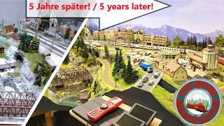 5 years later! Timelapse for detailing our 5m2 system - construction video model railway H0 1/87