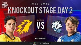 [EN] MSC Knockout Stage Day 2 | ONIC VS EVOS LEGENDS | Game 1
