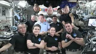 Expedition 68 NASA’s SpaceX Crew 5 Space Station Farewell Remarks   March 8, 2023