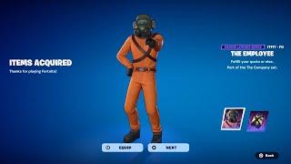 How To Get The Employee Skin FREE In Fortnite (UnlockedThe Company Bundle)