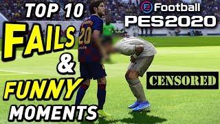 Top 10 Fails & Funny Moments eFootball PES 2020.