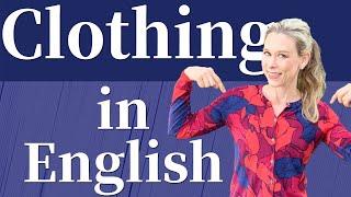 Learn Clothing vocabulary in English