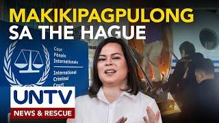 VP Sara, nakaalis na ng Pilipinas upang magtungo sa The Hague, Netherlands