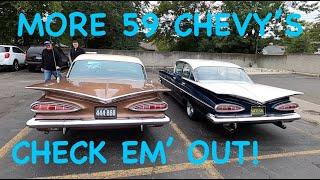 Three 59 Chevy nuts and their 59 Chevy's