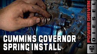 How to Install Governor Springs in a Cummins | Power Driven Diesel