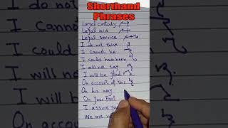 shorthand phrases