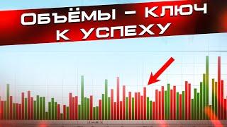 Объёмы на бирже - ключ к успеху.