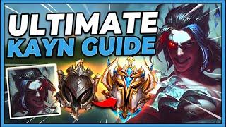RANK 1 KAYN ULTIMATE SEASON 11 KAYN GUIDE | HOW TO PLAY, COMBOS, PATHING, & MORE - League of Legends