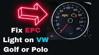 EPC Light on VW Golf and Polo: Causes & Fix