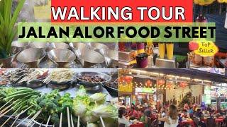 Malaysia Tourist Place Jalan Alor Food Street | Reji and Musafir #maleshiyareji #foodstreet