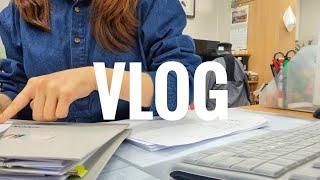 ‍ Vlog 직장인의 하루가 다 그런거지 뭐  키보드치고~ 전화하고~ 서류정리하는 일상~ / 직장인 브이로그/ 사무직 / 회계 경리 / 일만 하는 브이로그 / 키보드 ASMR