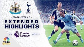 Newcastle United v. Tottenham Hotspur | PREMIER LEAGUE HIGHLIGHTS | 9/1/2024 | NBC Sports