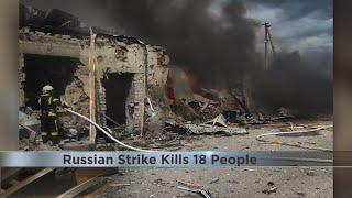 18 killed in Russian strike on Ukraine