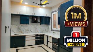 best acrylic sheet modular kitchen design  #shorts #modularkitchen #vishalfurniture