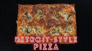 4 Hour Creamy Spinach Dip Detroit-Style Pizza