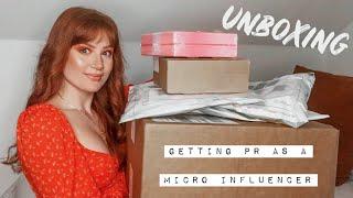 UNBOXING 2 WEEKS OF PR + what I receive as a micro-influencer | LYDIA MURPHY