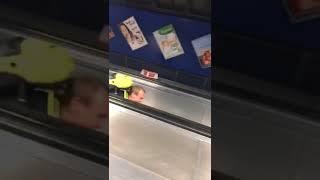 Lad walking down the wrong side of an escalator falls over | CONTENTbible