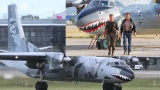 Shark plane from the world blockbuster "The Expendables" in real life. Part 1 - landing. My #shorts