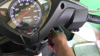 Cara diagnosa & reset ecu suzuki address/nex II pake alat select switch