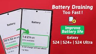 Galaxy S24 Ultra/Plus: Battery Draining Too Fast on Samsung! [FIXED]