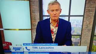 Caller calling Jeremy Vine a cunt live tv