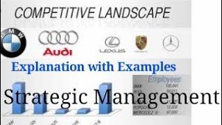 What is Competitive Landscape- CA Intermediate Strategic Management- Detailed Explanation